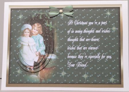 Christmas Verse Card by Kristina Norbat