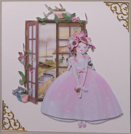 The View from My Window - Secondary Sheet - Seaside Scene by Kristina Norbat