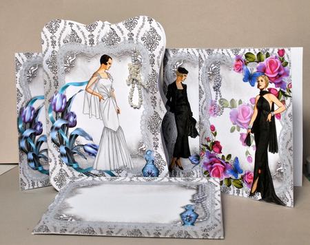 Art Deco Style Notelet Bumper Kit by Kristina Norbat
