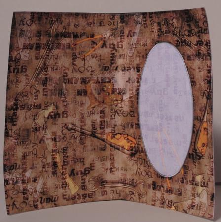 Men's Grundge Tools and Words A5 Card Front or Insert by Kristina Norbat