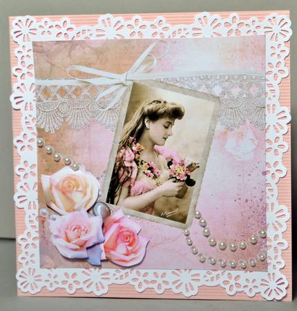 Victorian Lace & Flowers 8x8inch Step by Step by Kristina Norbat
