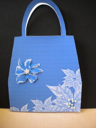 Lilac Leaves Shaped Card by Kristina Norbat