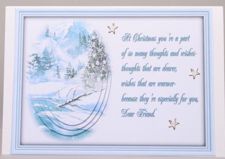Christmas Snow Scenery by Kristina Norbat