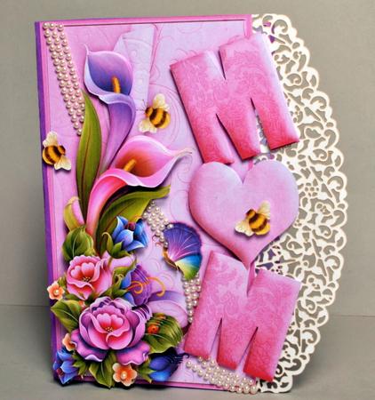 Over the Side Mum & Florals Birthday Mother's Day Mini Kit by Kristina Norbat