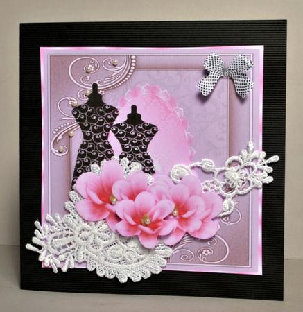 Vintage Female Fashion Magnolias by Kristina Norbat