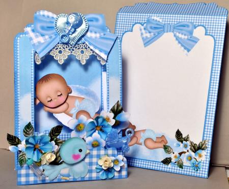 3D Accordian Spring - Heaven Sent Boy by Kristina Norbat