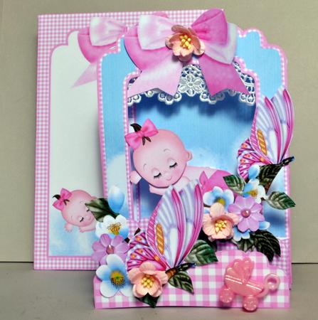3D Accordian Spring - Heaven Sent Girl by Kristina Norbat