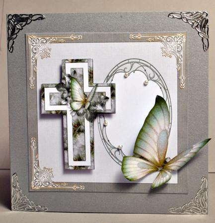With Sympathy Card Topper by Kristina Norbat