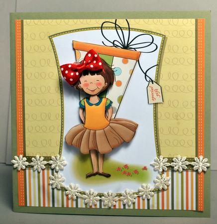 Gift for You Birthday Card Topper & Decoupage by Kristina Norbat
