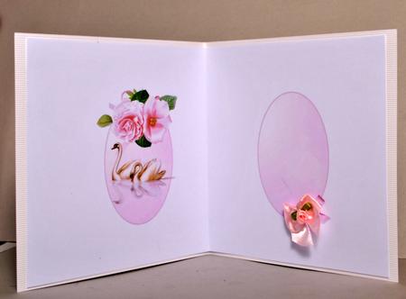 Butterflies Swans and Roses Pyramid Insert by Kristina Norbat