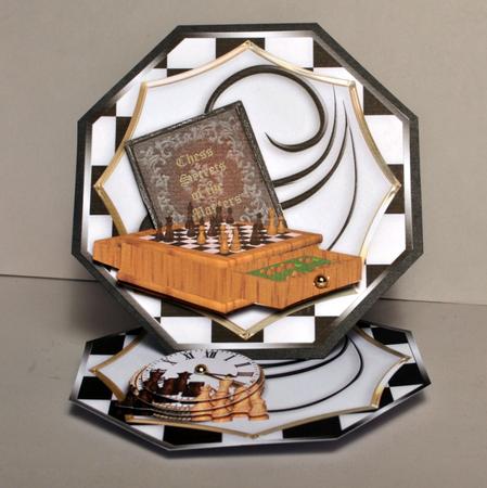 Chess Octagonal Easel Mini Kit by Kristina Norbat