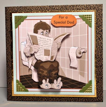 Birthday Throne Card Topper & Decoupage Mini Kit by Kristina Norbat