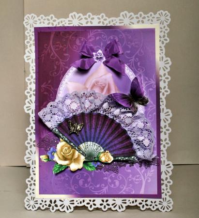 Stunning Fan Roses and Flutter Framed by Kristina Norbat