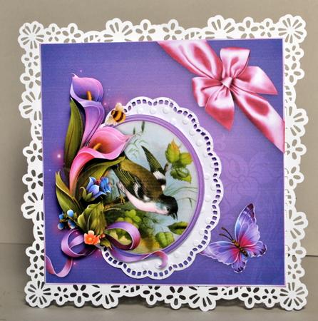 Lily Delight 8" Square Card Mini-kit by Kristina Norbat