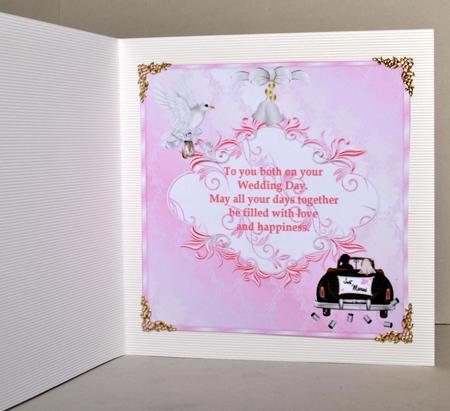 On Your Wedding Day 8x8ins Insert5 by Kristina Norbat