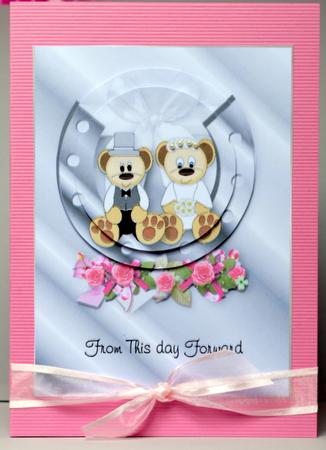 Horseshoe Wedding Bears by Kristina Norbat
