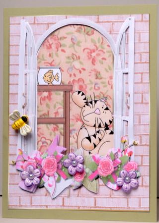 Cat at the Window by Kristina Norbat