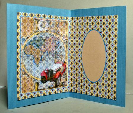 Vintage Scalloped Car Insert by Kristina Norbat