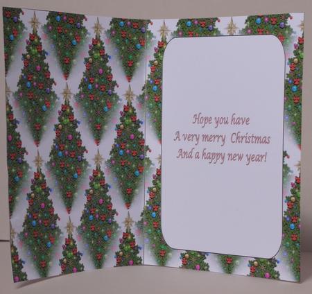 Christmas Tree Insert with Verse by Kristina Norbat