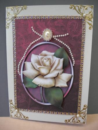 Cream Rose by Kristina Norbat