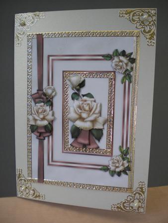 A4 Roses and Ribbons by Kristina Norbat