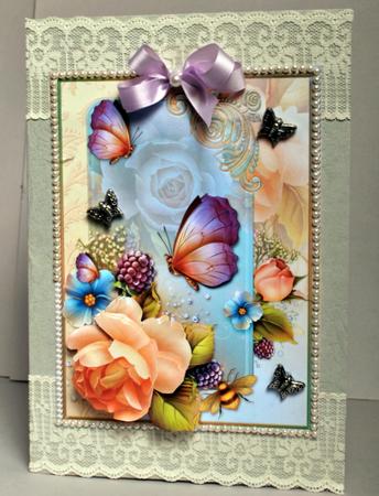 Summer Butterflies & Roses by Kristina Norbat