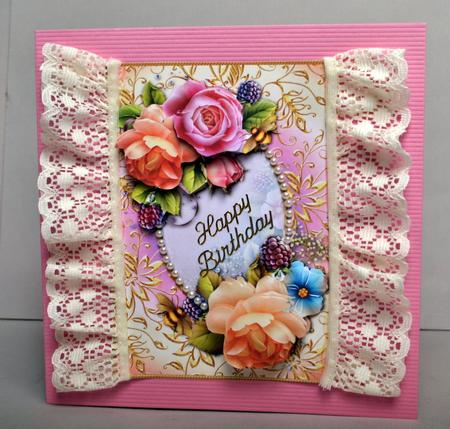English Roses & Gilded Frame by Kristina Norbat