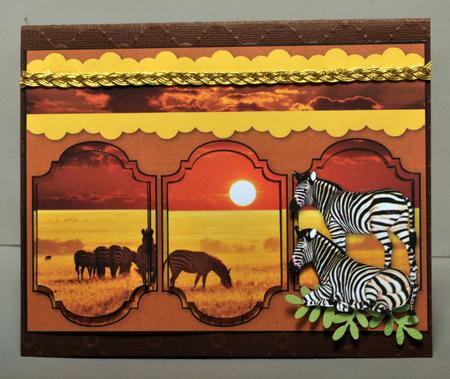 3 Panel Zebras by Kristina Norbat