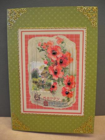 Poppies with a View of the Ducks Being Fed by Kristina Norbat