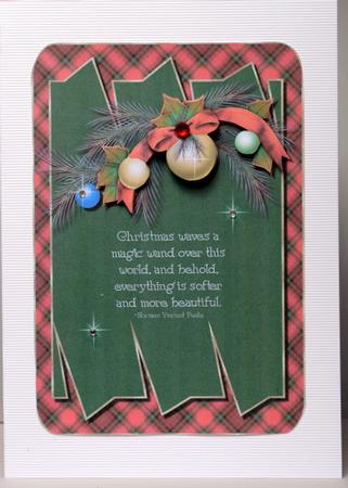 Christmas Magic Card Topper by Kristina Norbat