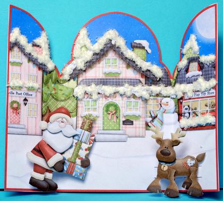 Gatefold Pop Up Christmas Eve Delivery by Kristina Norbat