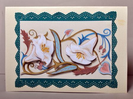 Jacobean Duo of Lilies by Kristina Norbat