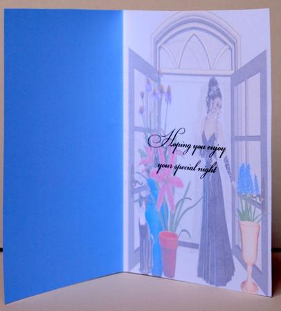Insert for Prom Graduation or Formal Card Hoping You Enjoy Y by Kristina Norbat