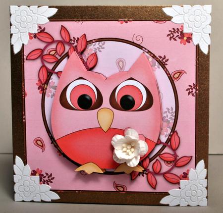 Paisley Owl 8x8 Mini Kit by Kristina Norbat