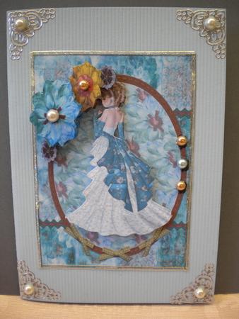 Floral Framed Elegance 2 by Kristina Norbat