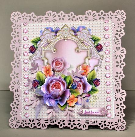 Pink English Roses Beauty by Kristina Norbat