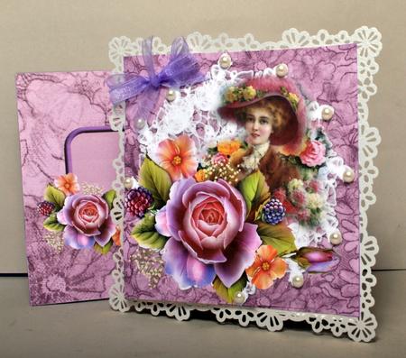An English Lady 6 x 6 Square Shell Stacker Kit by Kristina Norbat