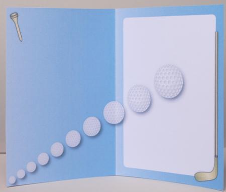 Golf Insert Blue by Kristina Norbat