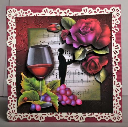 Red Wine & Blended Roses Mini Kit by Kristina Norbat