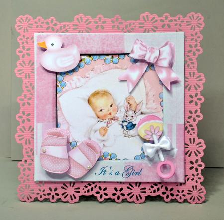 Vintage Baby Girl by Kristina Norbat