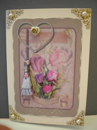 Victorian Romance Card Topper by Kristina Norbat