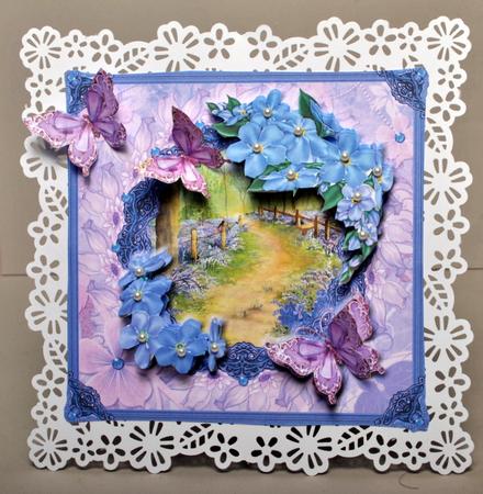 Floral Elegance Bluebell Wood Step by Step Decoupage Sheet by Kristina Norbat
