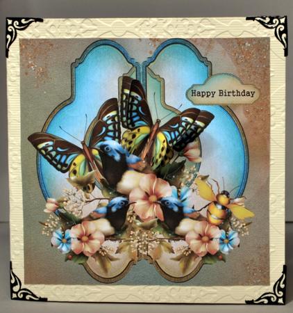 Panels Male/other Card Birds and Bflies by Kristina Norbat