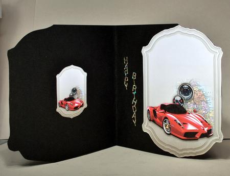 Red Ferrari Insert Plates by Kristina Norbat