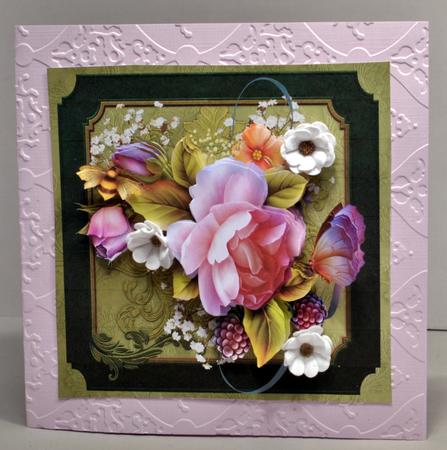 Pink Rose and Butterfly Mini Kit by Kristina Norbat