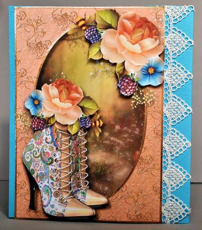 Paisley Boots & Peach Roses by Kristina Norbat