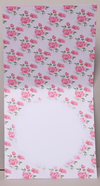 Shabby Chic Rose 5x5 Insert/base 1 Mix N Match by Kristina Norbat