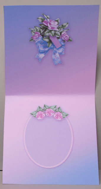 Lilac Roses Bouquet in a Frame Matching 5” x 5” Insert by Kristina Norbat