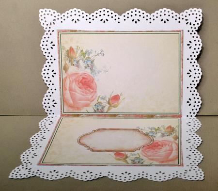 Vintage Pink Roses Insert for Cup423398_68 by Kristina Norbat
