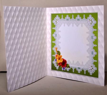 8x8 Vintage Girl in Green Hat Insert Plate by Kristina Norbat